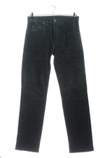 ECHTES LEDER Pantalon en cuir Dames Pantalon T EU 42 kaki style décontracté