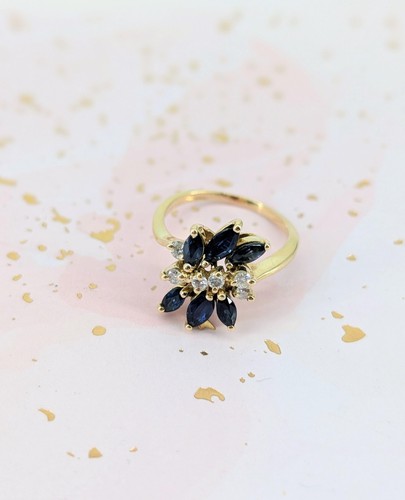 Bague cocktail sertie 6 - bague, de