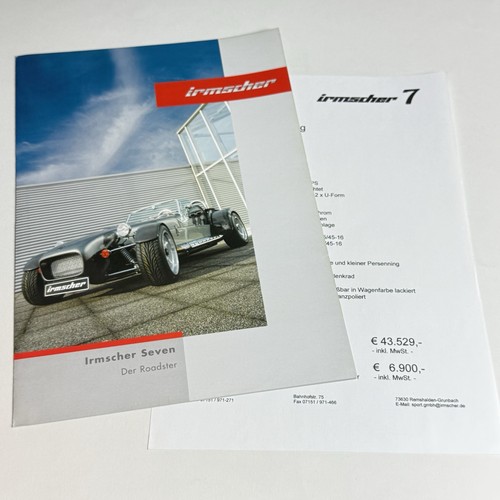 Irmscher seven brochure - /,