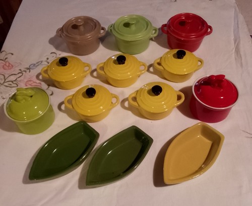 Lot mini cocottes 3 - 10,
