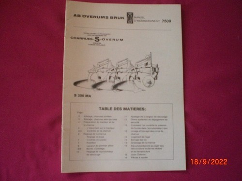 Ancien manuel instructions - , d'instructions