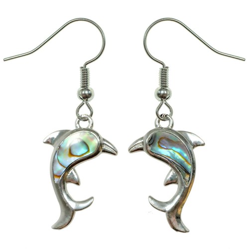 Boucles oreilles dauphin - boucles,