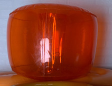 POUF PRISUNIC VINTAGE - ORANGE