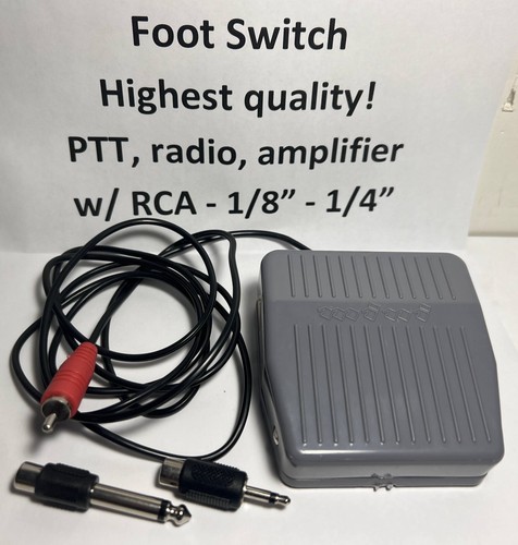 Foot switch ptt 8 - 3.5, 1/8
