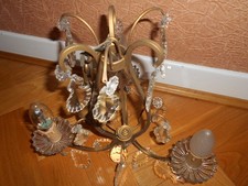 LUSTRE CAGE  A PAMPILLES    3