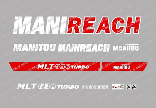 Autocollants manitou mlt 630 - autocollants,