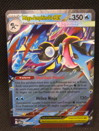 Carte pokemon mega amphinobi - mega,