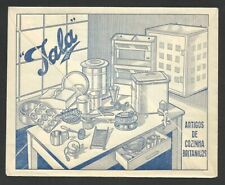 Portugal Publicitary Cover Tala Kitchenware Great Britain Palmex Coffee machine