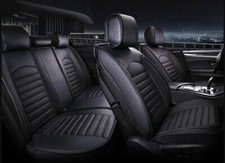 Housses de Siège Cuir PU Noir