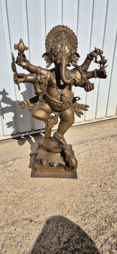 Statue bronze ganesh ref - statue,