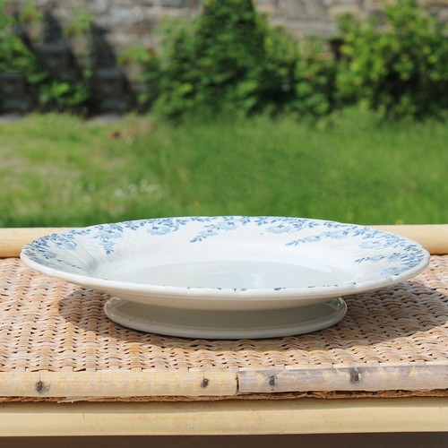 Ancienne assiette montée - , en