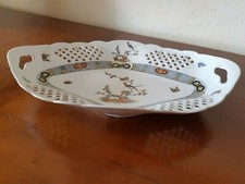 COUPE A FRUITS ANCIENNE PORCELAINE AJOUREE 