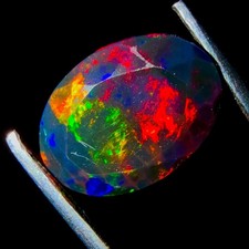 Opale Noire Naturelle, Opale