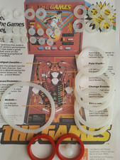 FLIPPER GOTTLIEB -THE GAMES-KIT ELASTIQUE SILLICONE TRANSPARENT-PINBALL KIT
