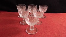 Service de 6 verres à liqueur