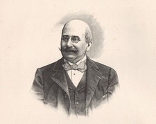 Emile Rochard Directeur Théâtre l'Ambigu-Comique , la Porte-Saint-Martin  1900