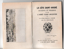 CLERC-JACQUIER - LA CÔTE SAINT-ANDRE ANCIENNE ET MODERNE LIVRE ANCIEN 1868