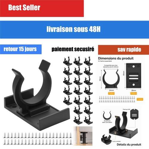 Clips fixation plinthe - , cuisine