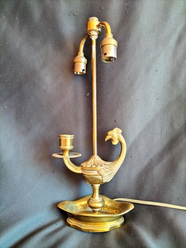 Lampe bronze doré - en,