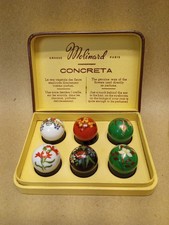 Vintage Molinard Concreta Paris France Bakelite Perfume set of 6 original box