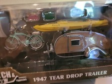 Teardrop Trailer - Greenlight Caravan 1:24 - GL18430KA