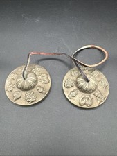 Set of Vintage Tibetan Buddhist Tingsha Bells Cymbals