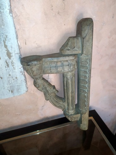 Ancien support bougie mural - ancien,