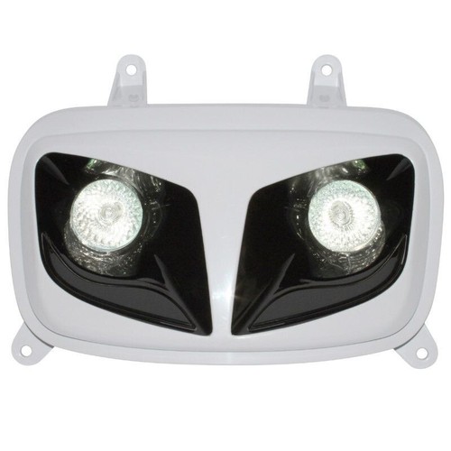 Phare double optique blanc - double,
