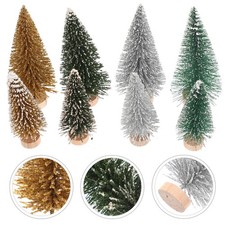  16 Pcs Arbre Décoratif Artificiel Décoration De Paysage Miniature
