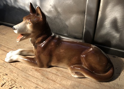 German shepherd dog ceramic - german,