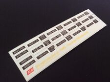 1928-1950 LICENSE PLATES FRANCE 1:43 DECALS - FOR 14 CARS