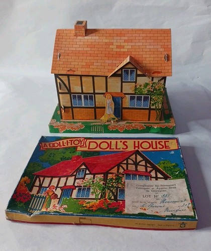 Maison poupée carton - maison, en