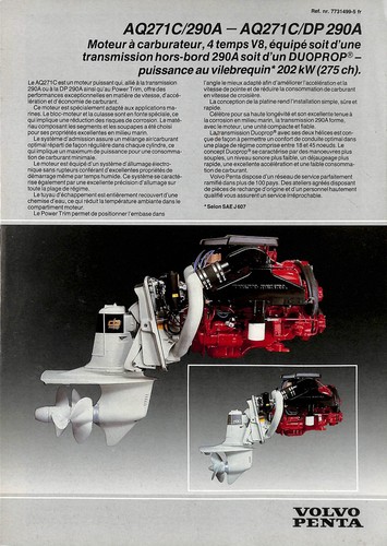 Volvo penta moteur marin - moteur, aq
