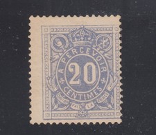 Belgium Sc J2 MLH. 1870 20c