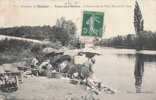 Vaux sur seine - 78, abreuvoir