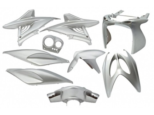 Piece metallic grey fairing - grey,