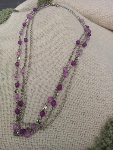 Collier sautoir ancien fines - collier,