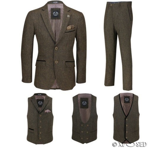 Hommes marron mélange - marron,