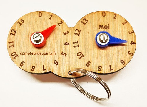 Compteur points petanque - points, en