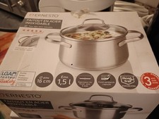 Faitout Inox couvercle verre