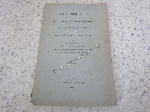 1888 société saint grégoire - 1888.société, saint-grégoire