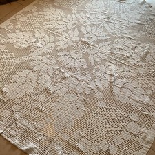 Nappe Art Deco Crochetée Main