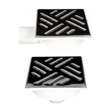 Siphon de Sol Drain de Douche 150x150 MM Rouille Inox Hausablauf