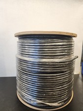 RG11 Coaxial Cable, 14 AWG Solid CCS Black, Spool, 800ft