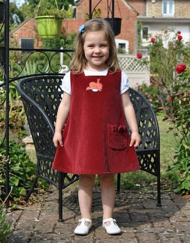 Robe chasuble bébé fille - , en
