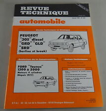 Repair instructions Revue Technique Peugeot 305 diesel / Ford Taunus stand 1/1981