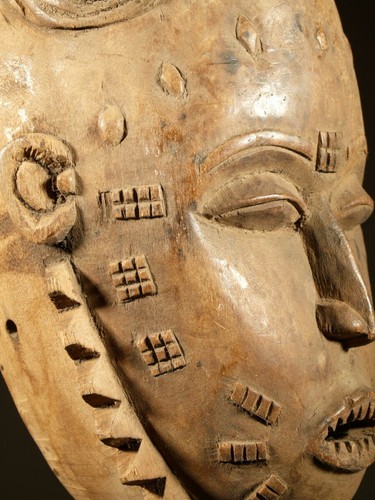 Masque kpan baoulé - masque,