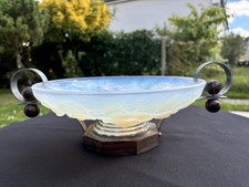 Art Deco Etling Opalescent Glass Fruit Cup