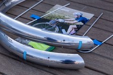 Rene Herse / Honjo 62mm Smooth Fenders 650B H80 w/ Tubular Stays - Crust takeoff