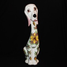 Grand chien en céramique